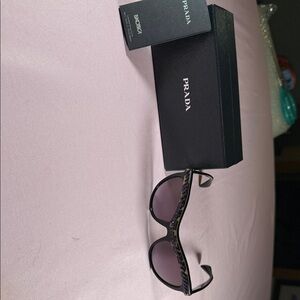 Prada Black and Purple Sunglasses